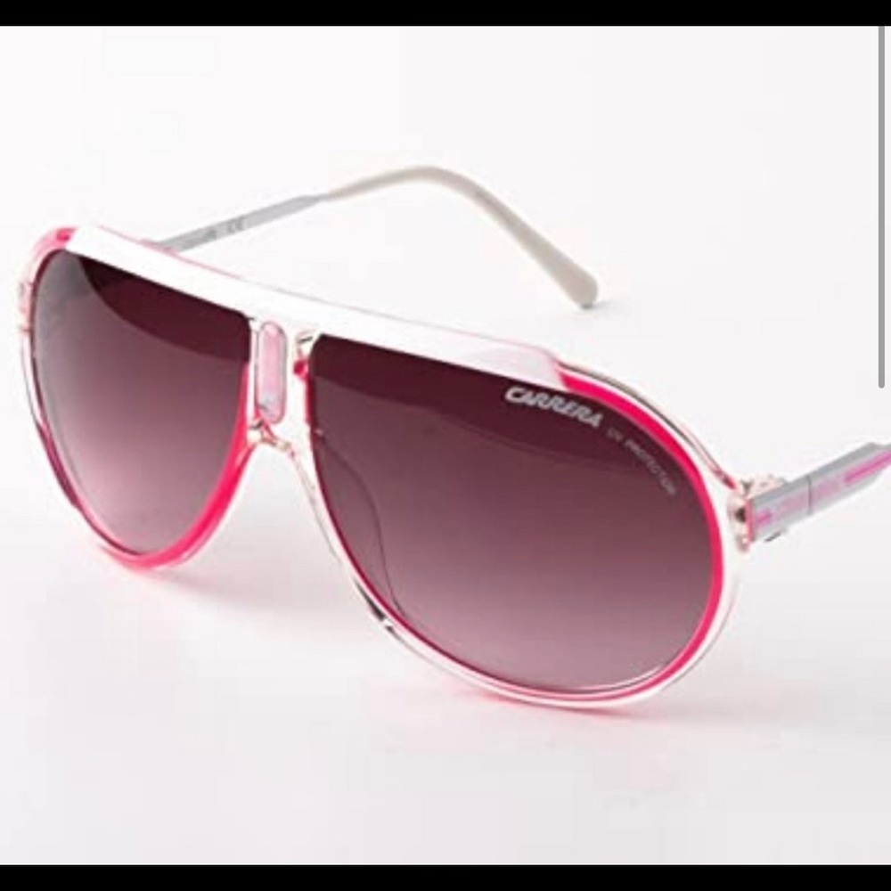 Carrera Aviator Pink White sunglasses. No damage, no scratches.